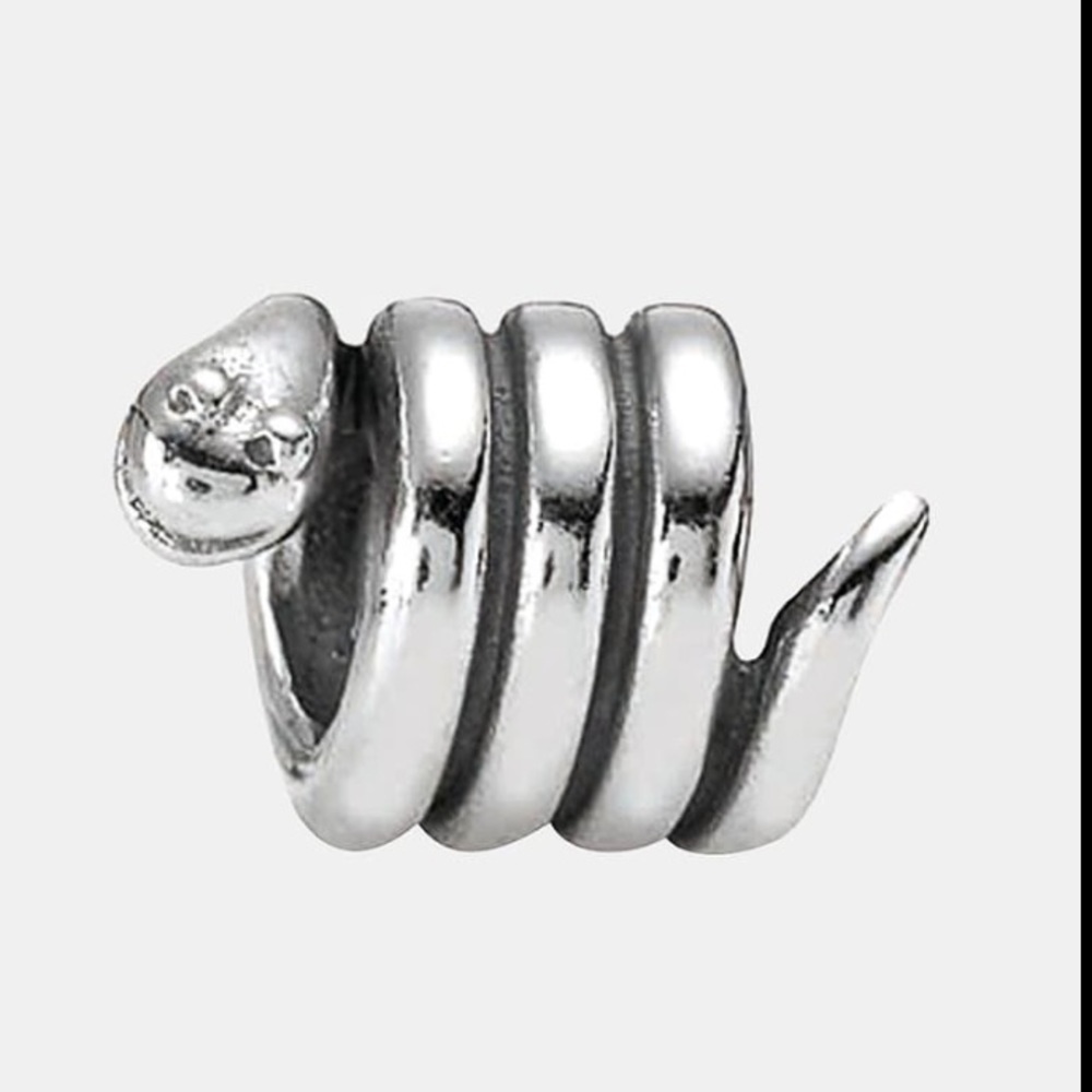 Pandora Snake Charm 💎🐍 Retired Super Cute 🌸
